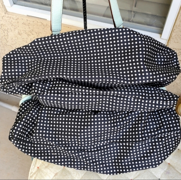 Kate Spade Elena Astor Court Mint Green Quilted Leather Shoulder Tote Bag Large - Picture 10 of 16